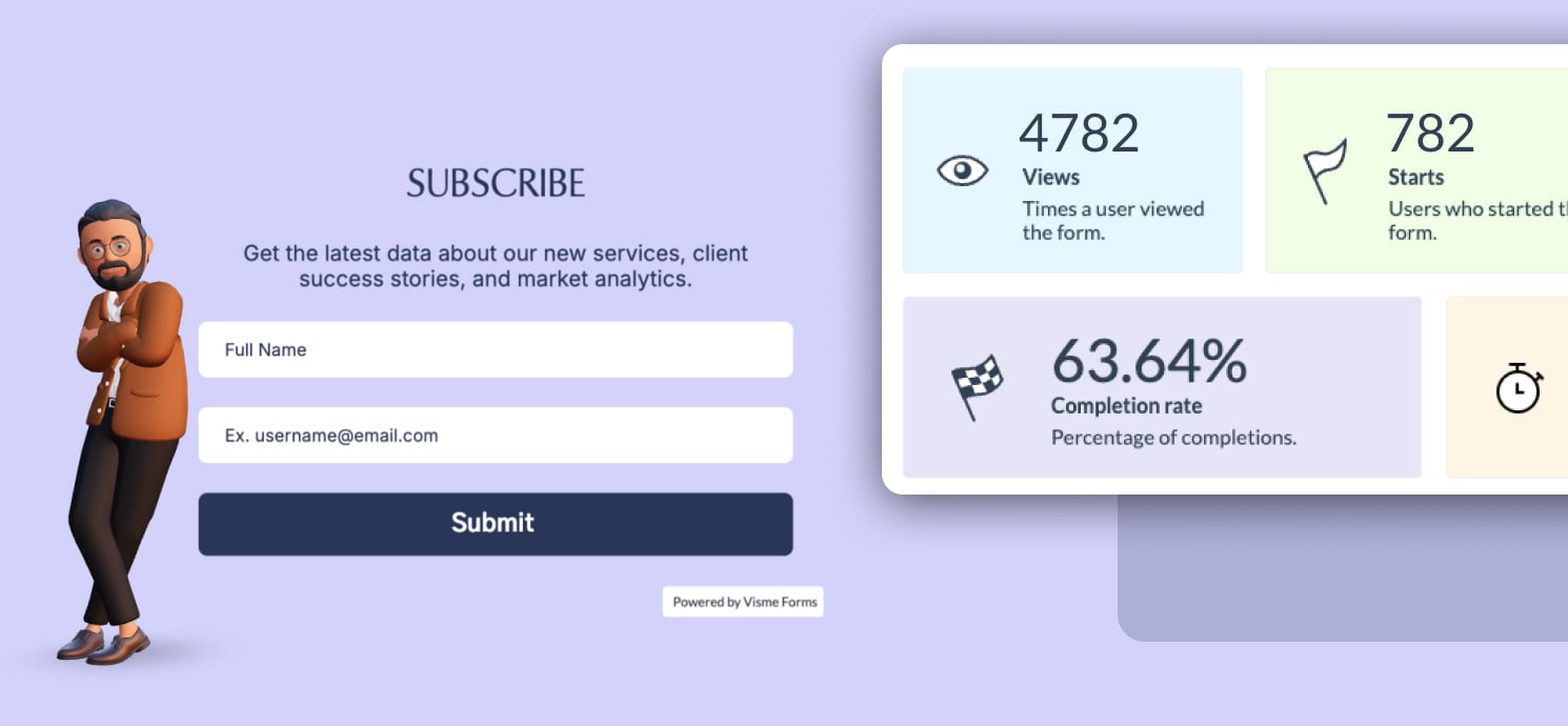 Collect data 2X faster than with regular forms