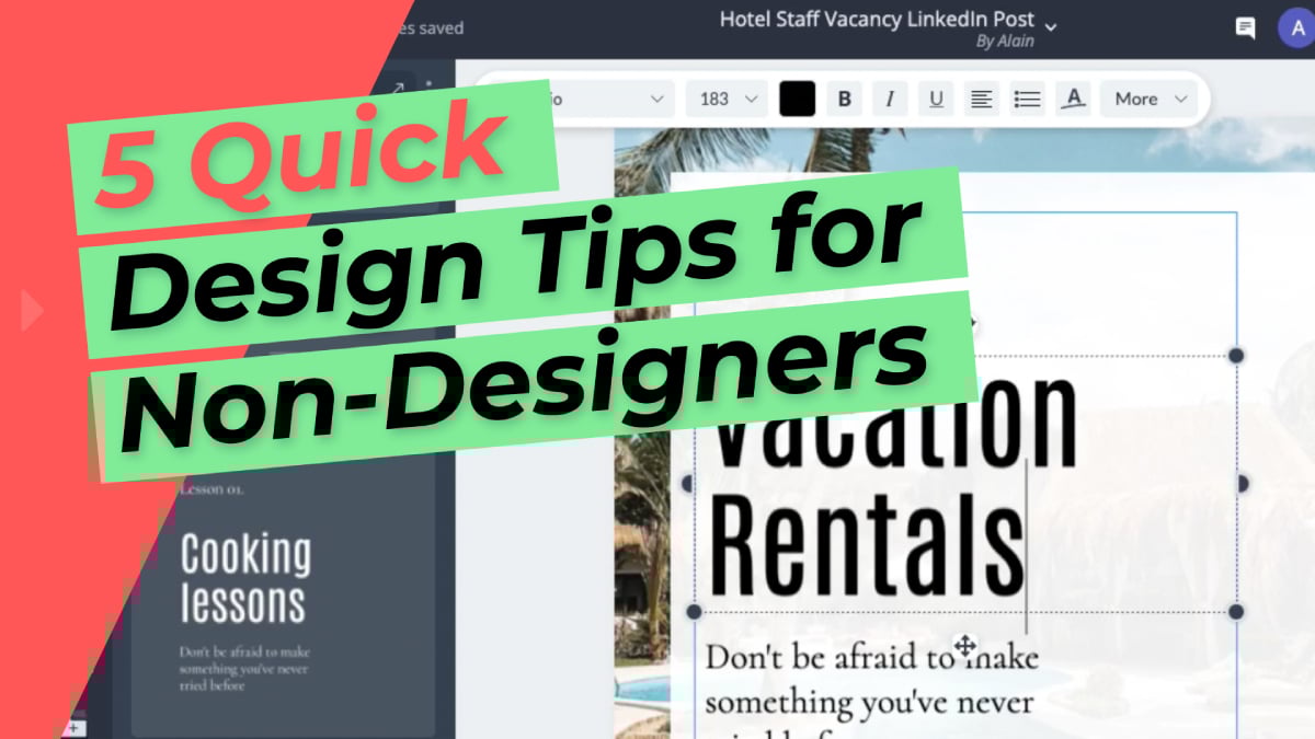 5 Quick Design Tips for Non-Designers
