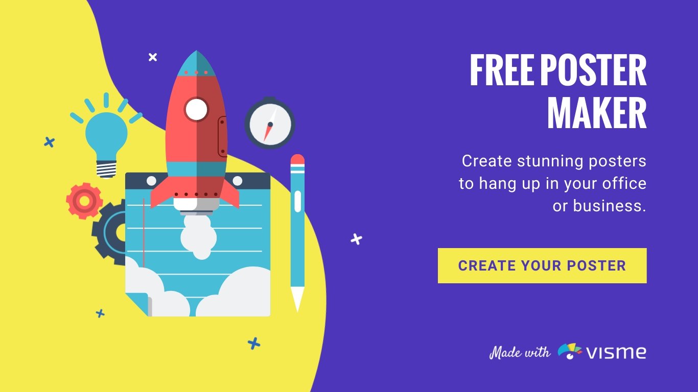 Free Online Poster Maker Design Stunning Posters Visme Free Online Poster Maker Design Stunning Posters Visme