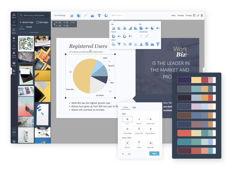 Free Online Presentation Maker 900 Slides To Use Visme