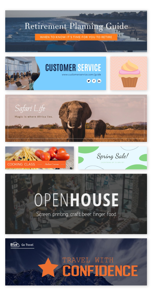 Free Email Header Maker Design Email Headers Visme
