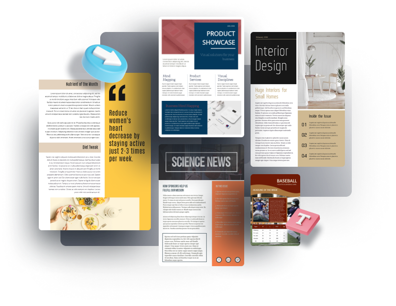 Free Editable Microsoft Word Newsletter Print Templates