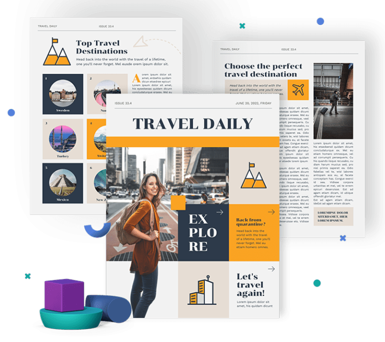Newspaper Templates Customize & Download Visme
