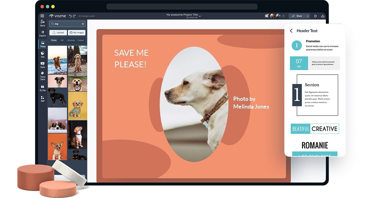 Free Online Postcard Maker Create Pretty Postcards Visme