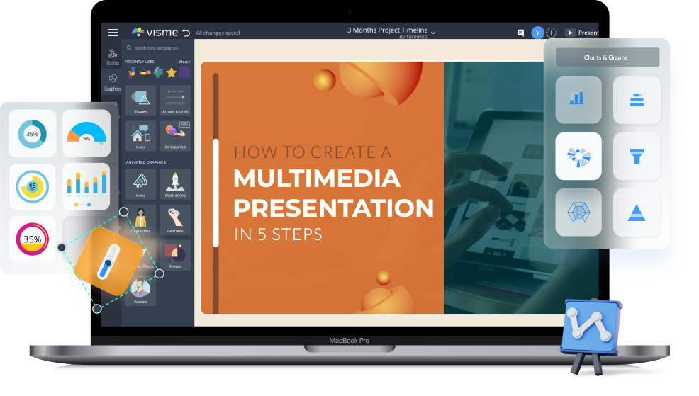 Create beautiful presentations online in minutes