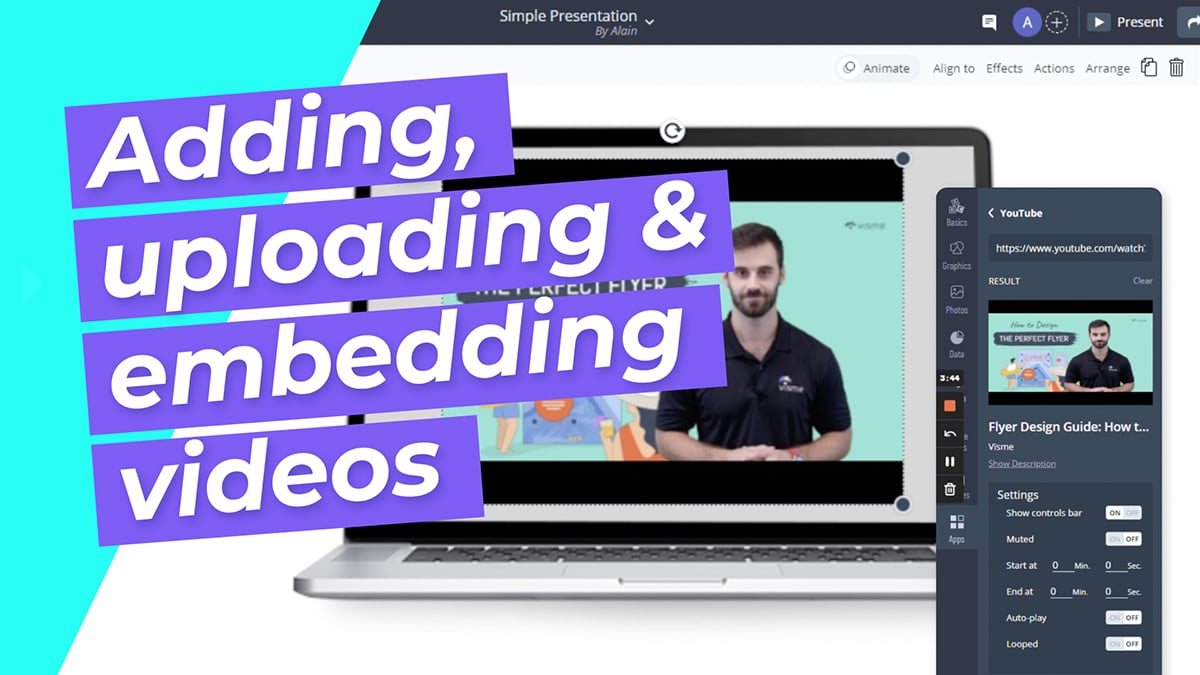 Adding, uploading & embedding videos