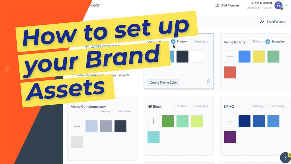 How to set up your Brand Assets