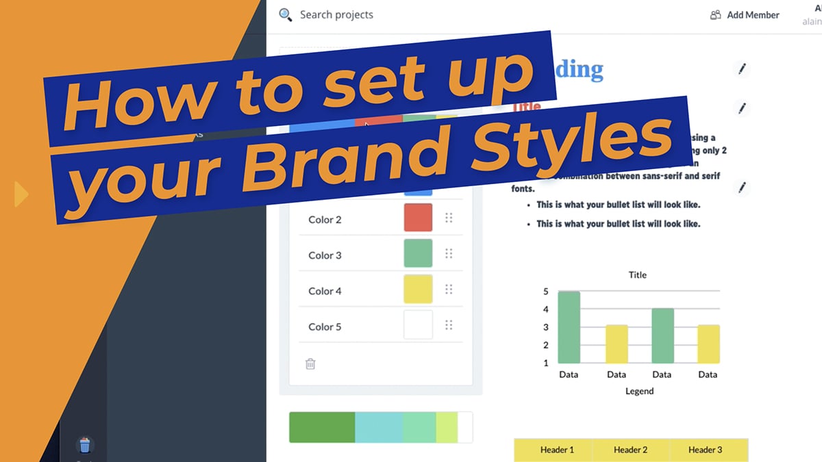 How to set up your Brand Styles