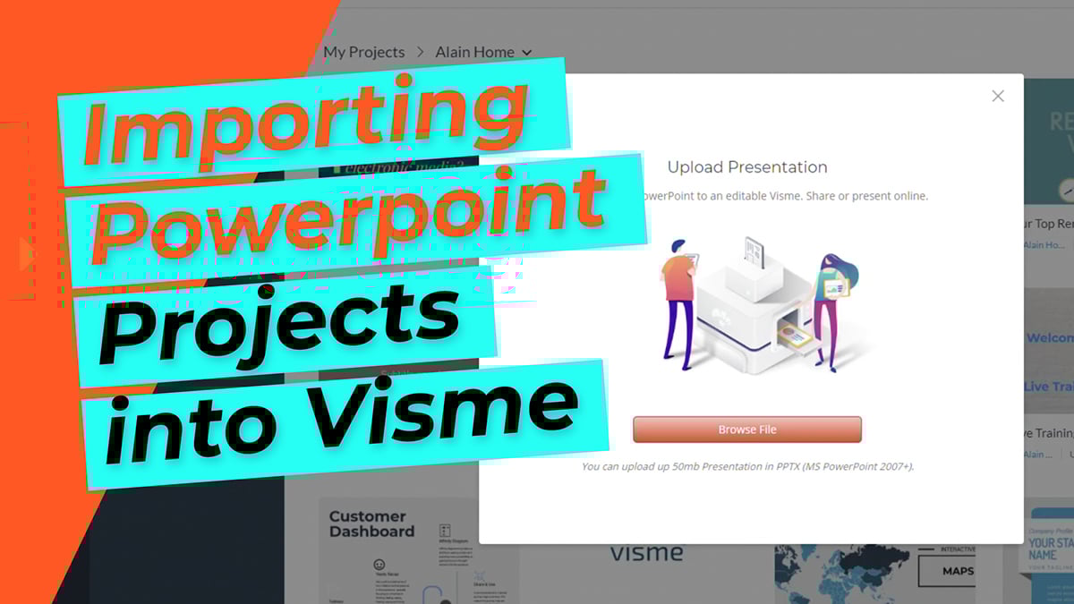 Importing Powerpoint Projects into Visme