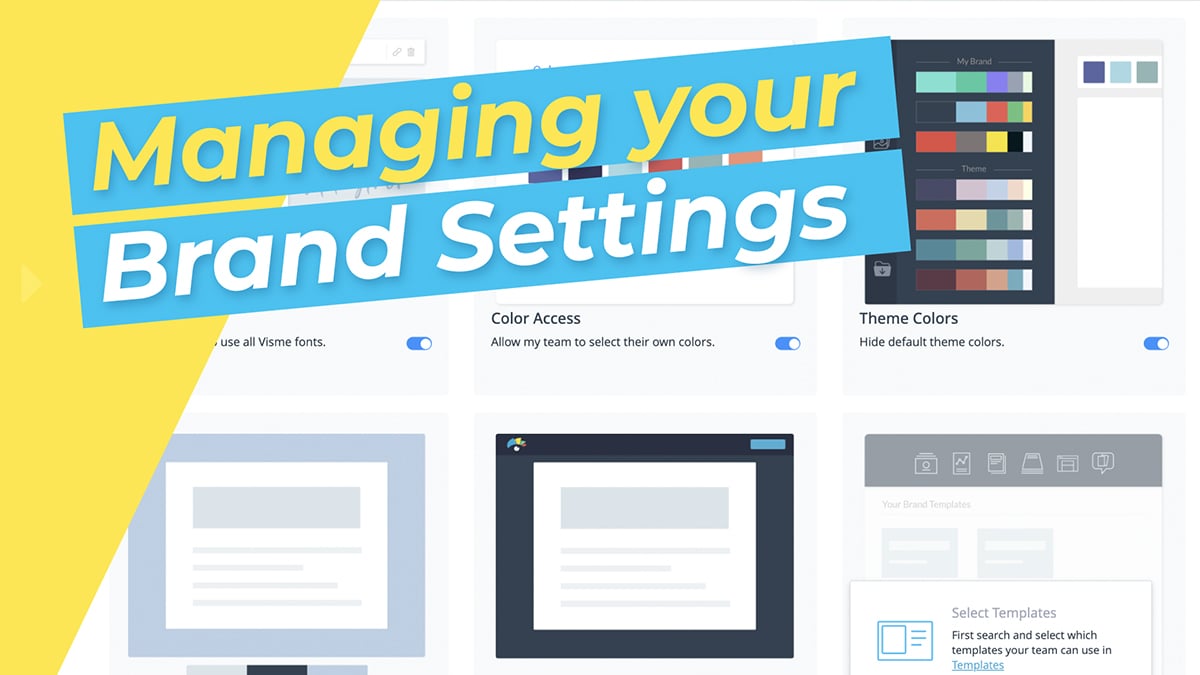 Managing your Brand Settings