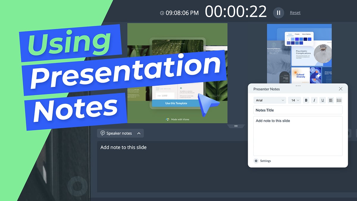 Using Presentation Notes