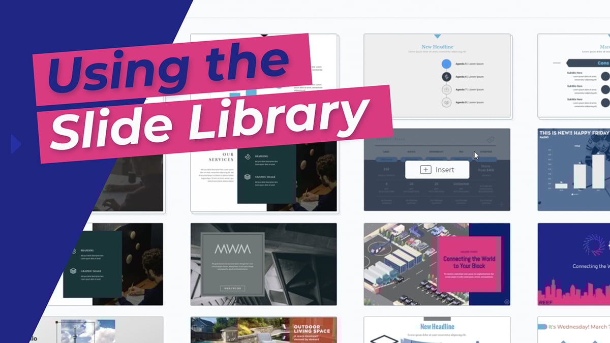 Using the Slide Library