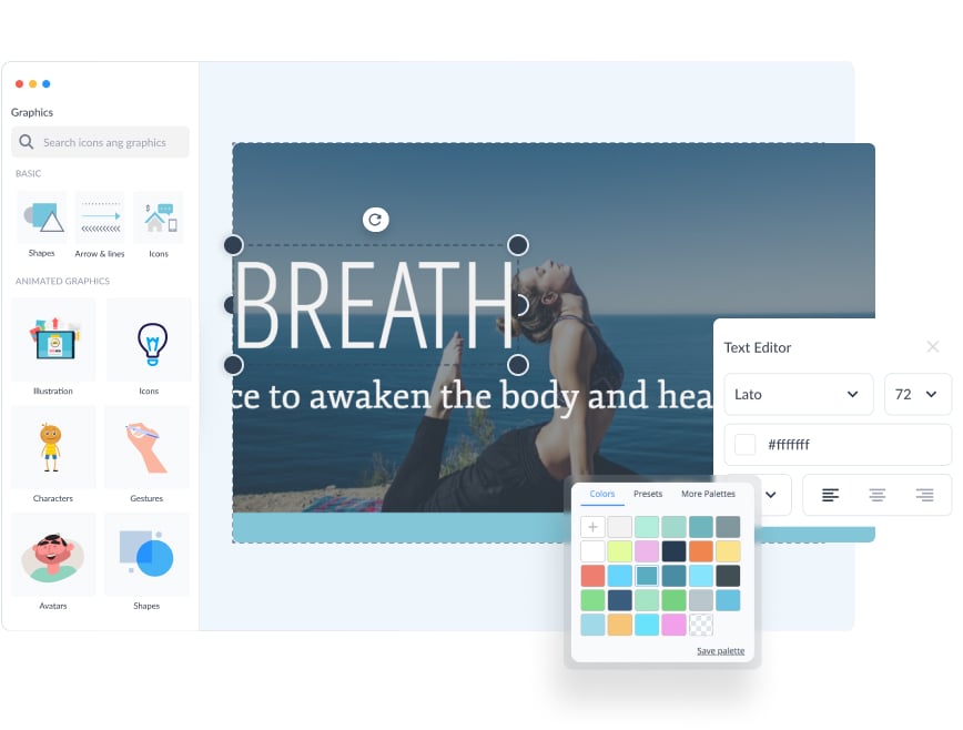 Customize every aspect of your email header to match your brand
