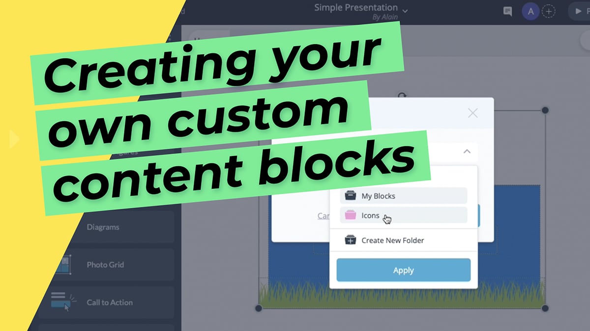 Creating your own custom content blocks