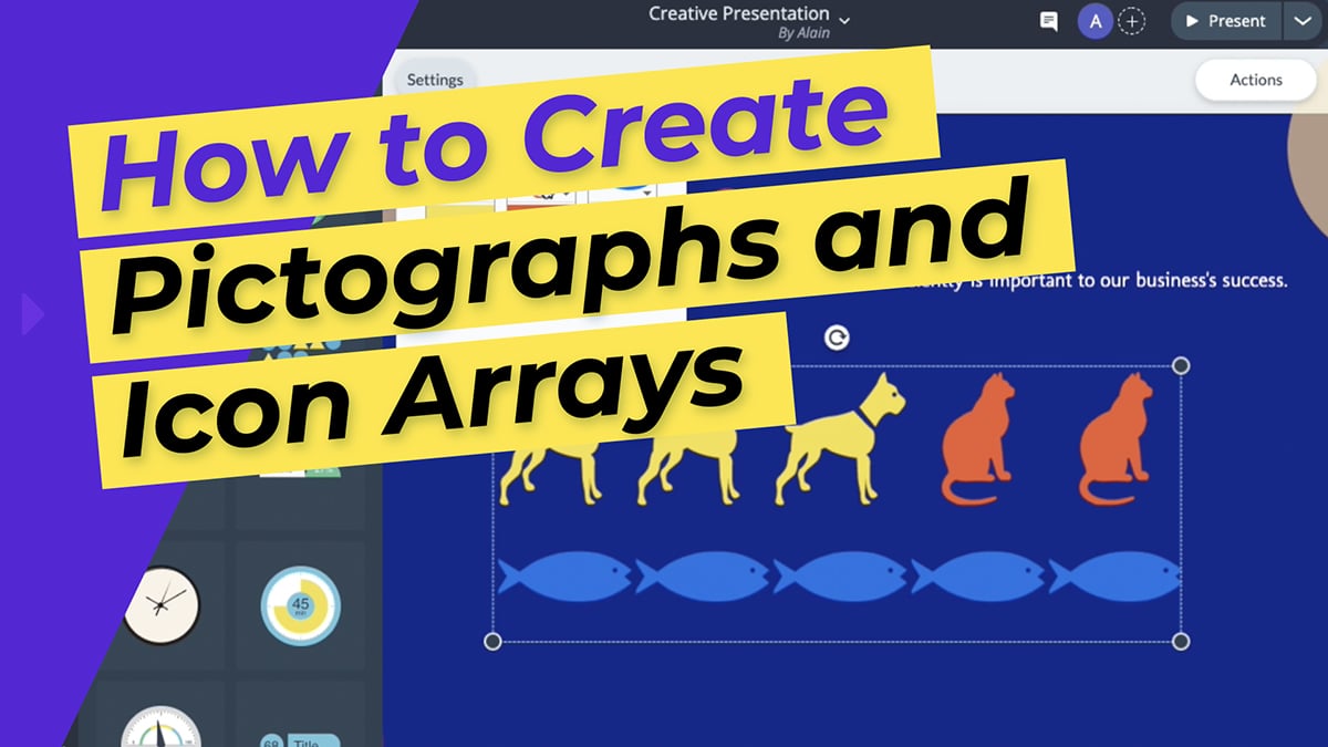 How to Create Pictographs and Icon Arrays