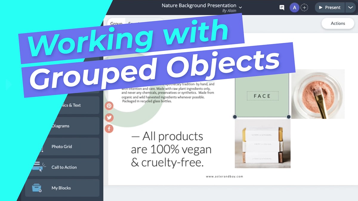 Working with Grouped Objects