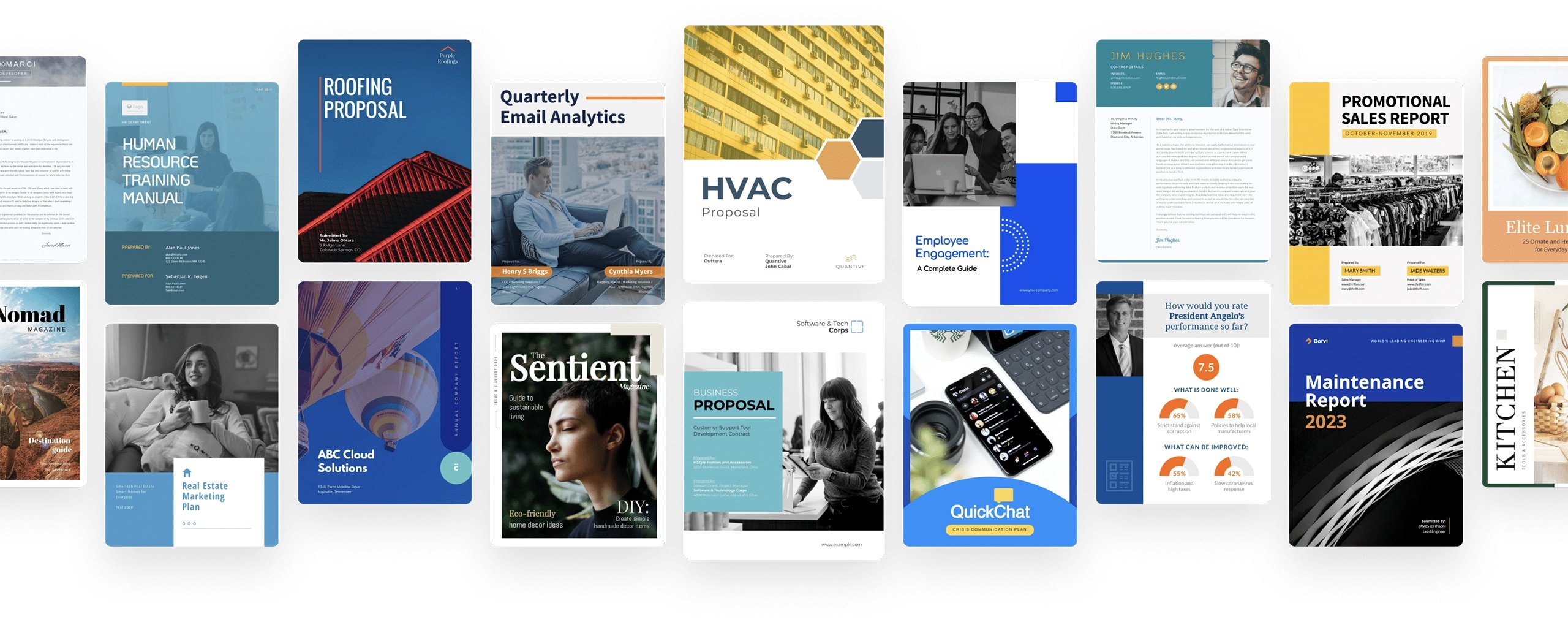 Create and share all types of beautiful documents