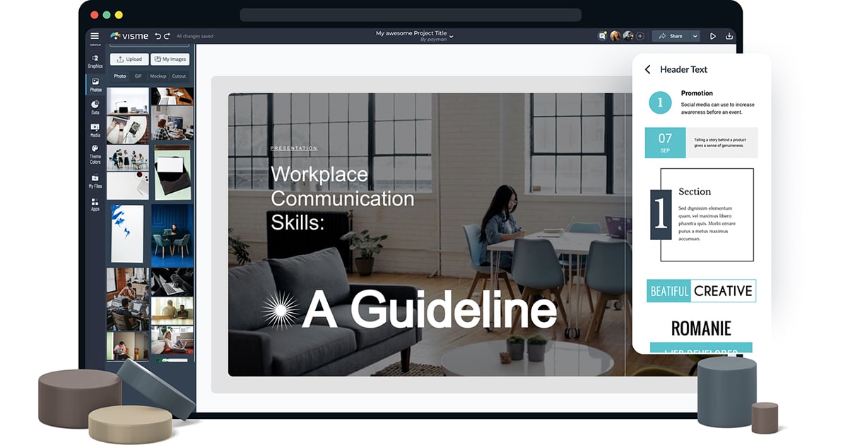 Free Online Keynote Maker Design Custom Keynotes Visme
