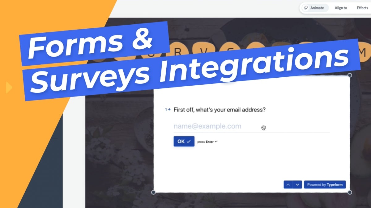 Forms & Surveys Integrations