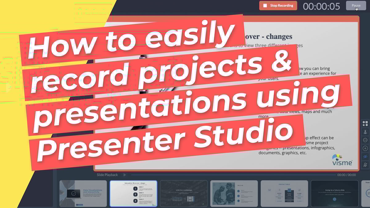 How to easily record projects and presentations using Presenter Studio
