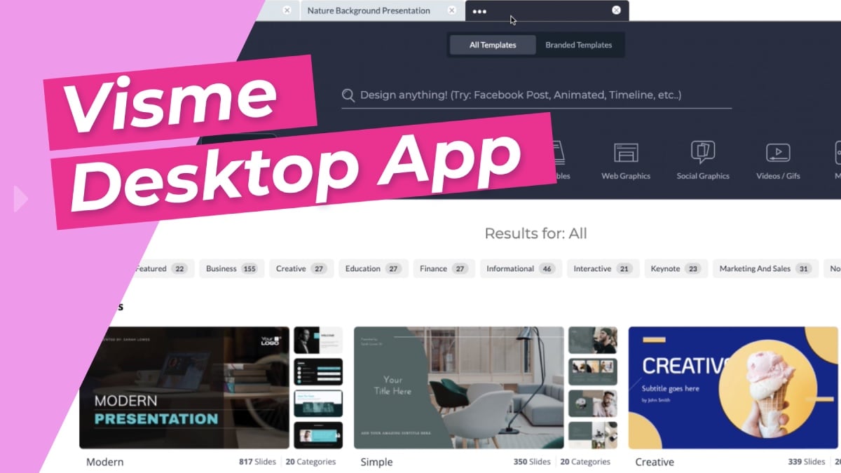 Visme Desktop App