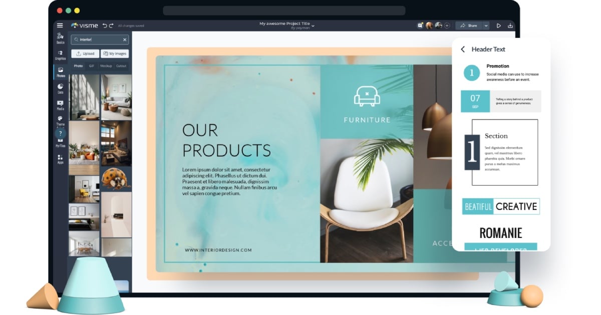 Pitch Deck Creator Create a Convincing Pitch Deck Visme