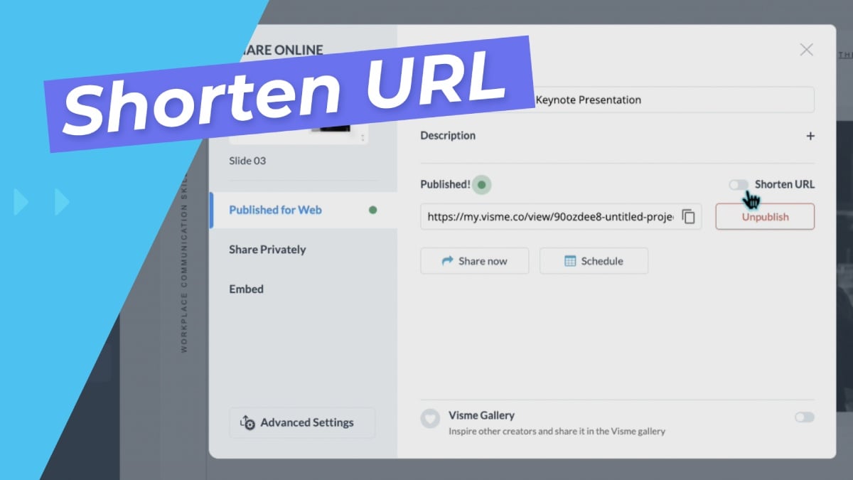 Shorten URL