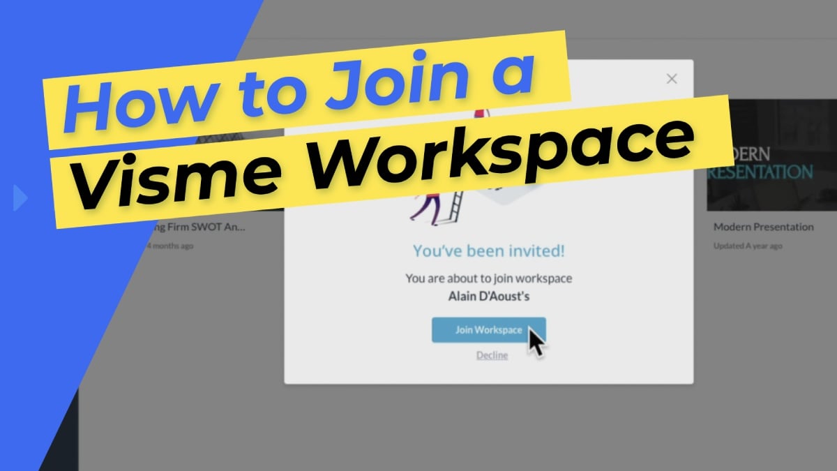 How to Join a Visme Workspace