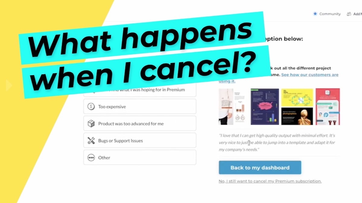 What happens when I cancel?