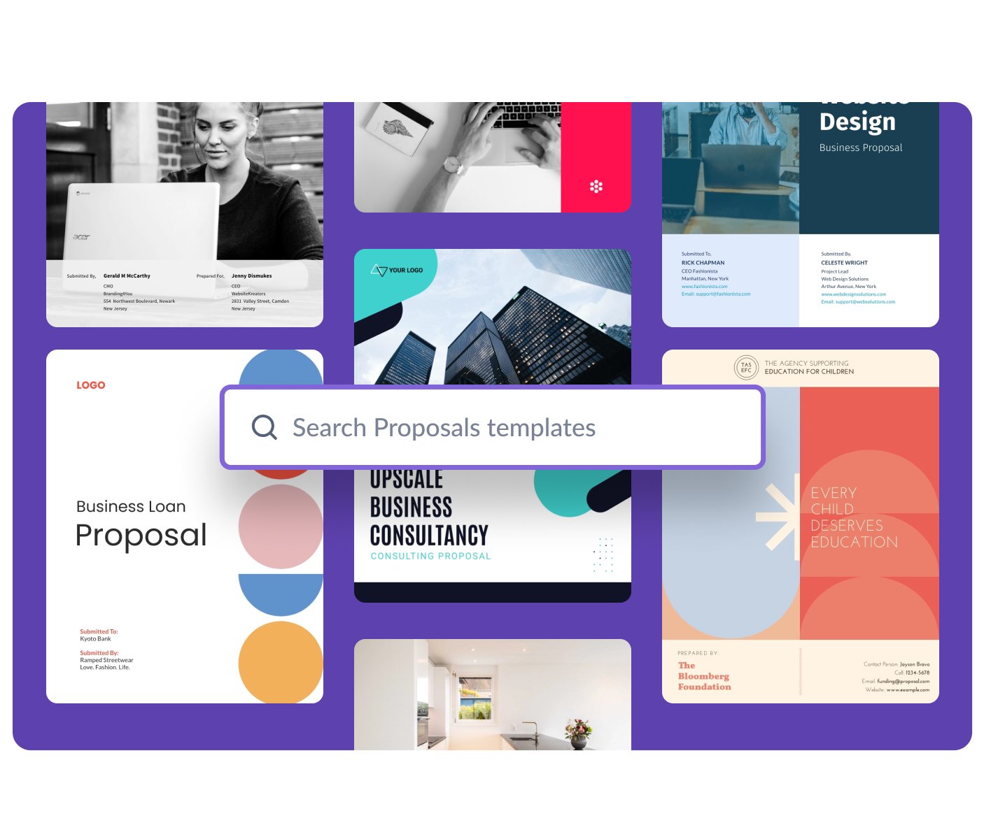 100+ professionally designed proposal templates