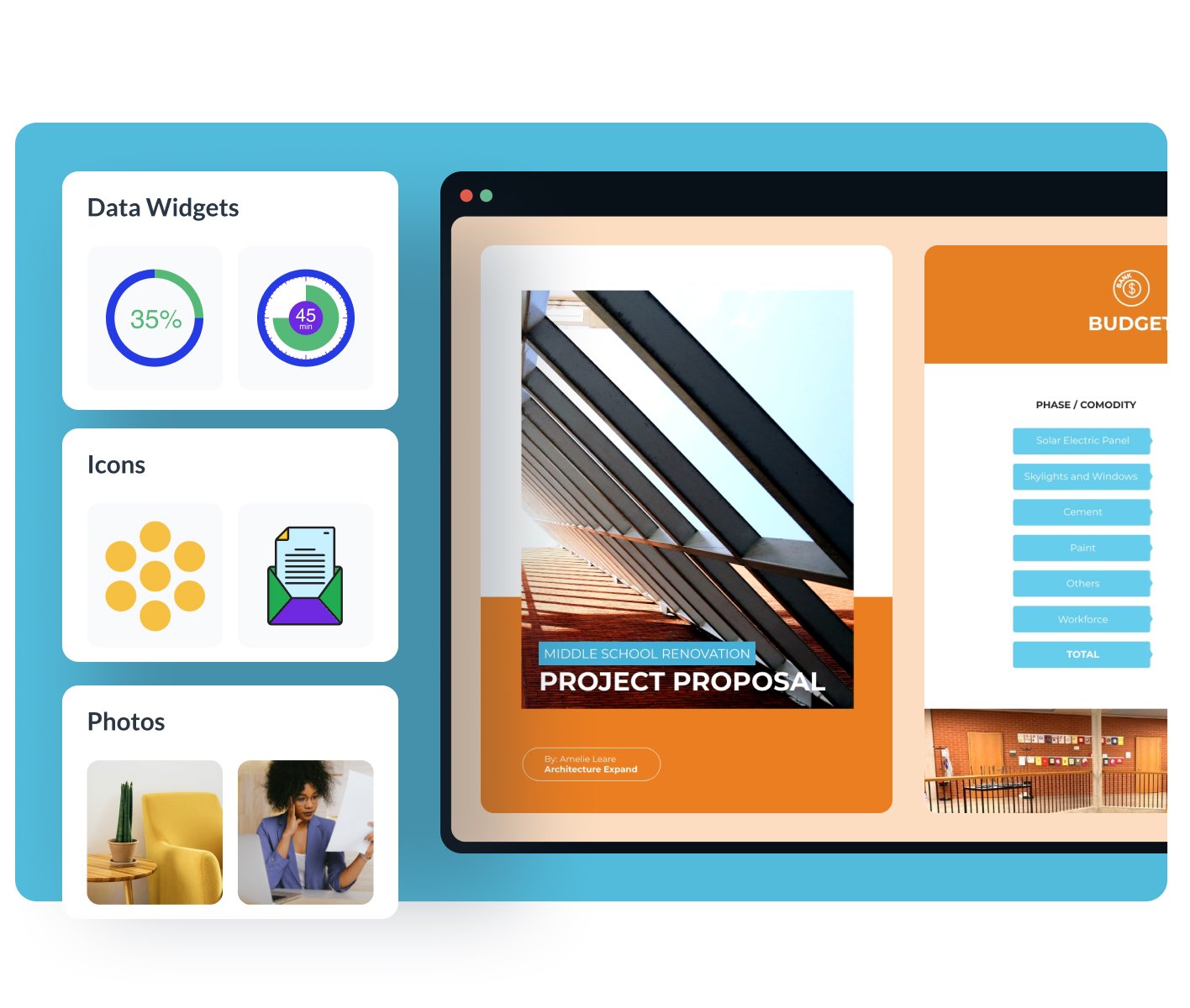 Engage your audience with beautiful designs