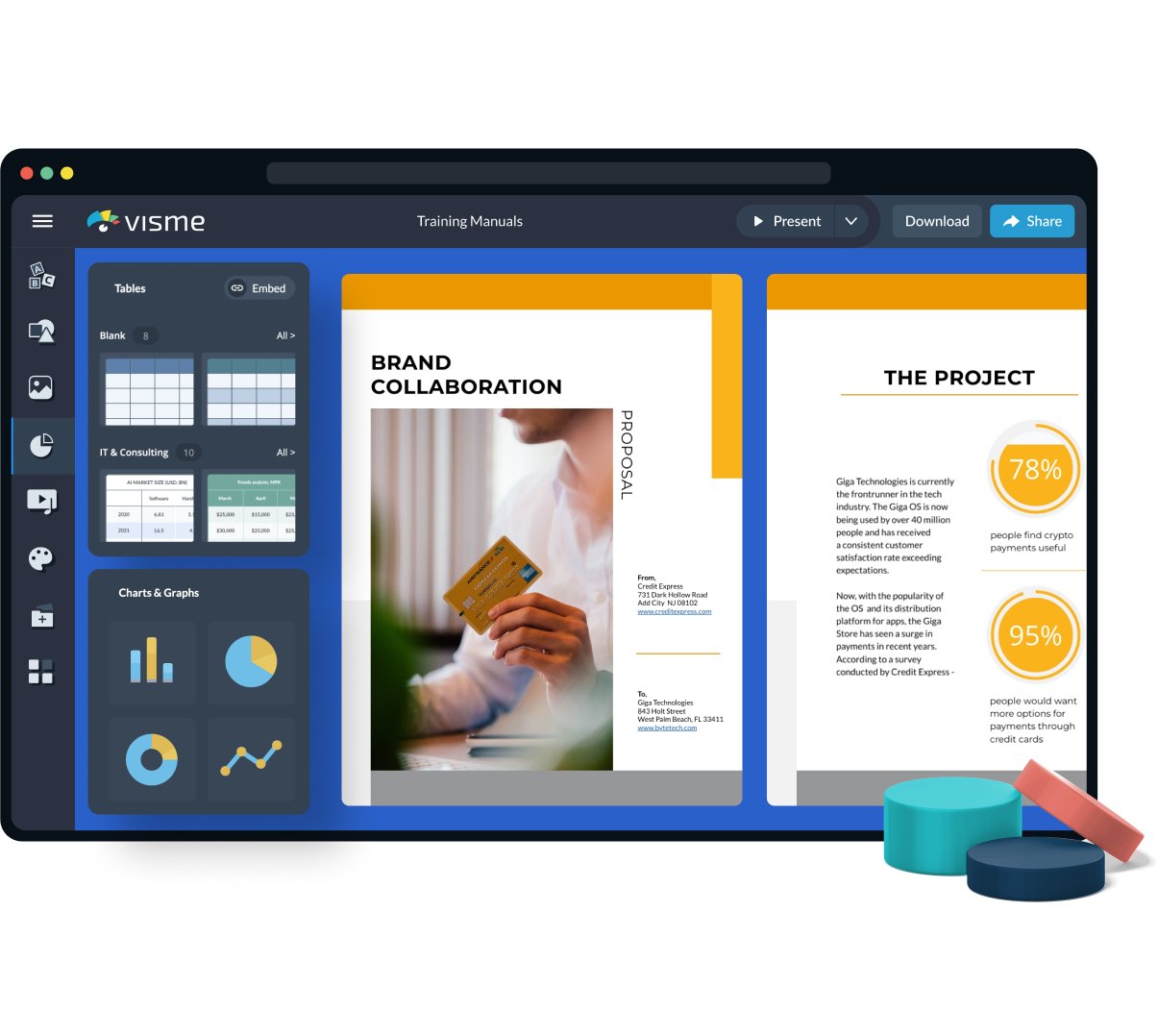 Create winning business proposals in minutes