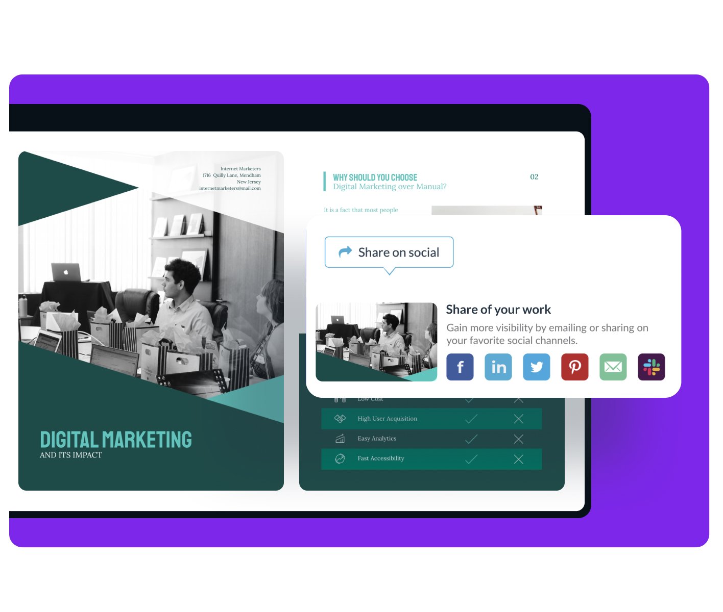 Share a whitepaper with your audience