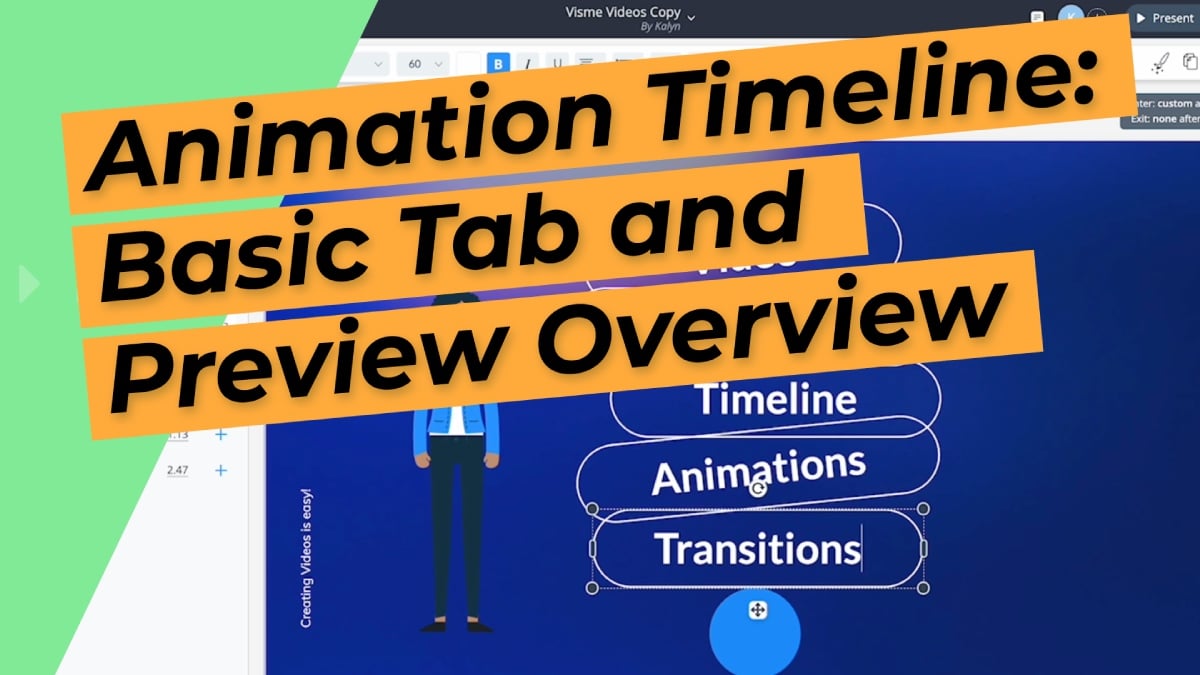 Animation Timeline: Basic Tab and Preview Overview