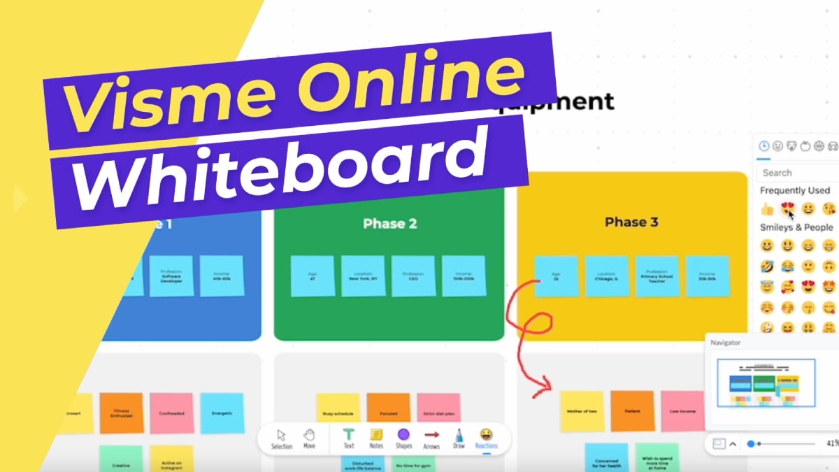 Visme Online Whiteboard