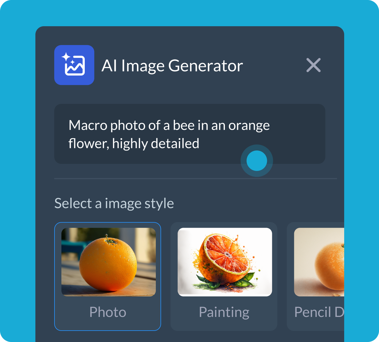 How to use an AI image generator