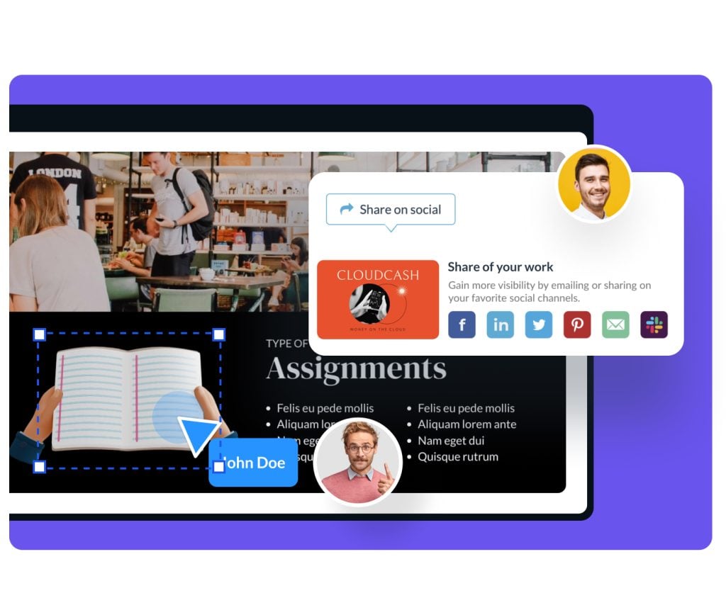Collaborez avec votre équipe du début à la fin