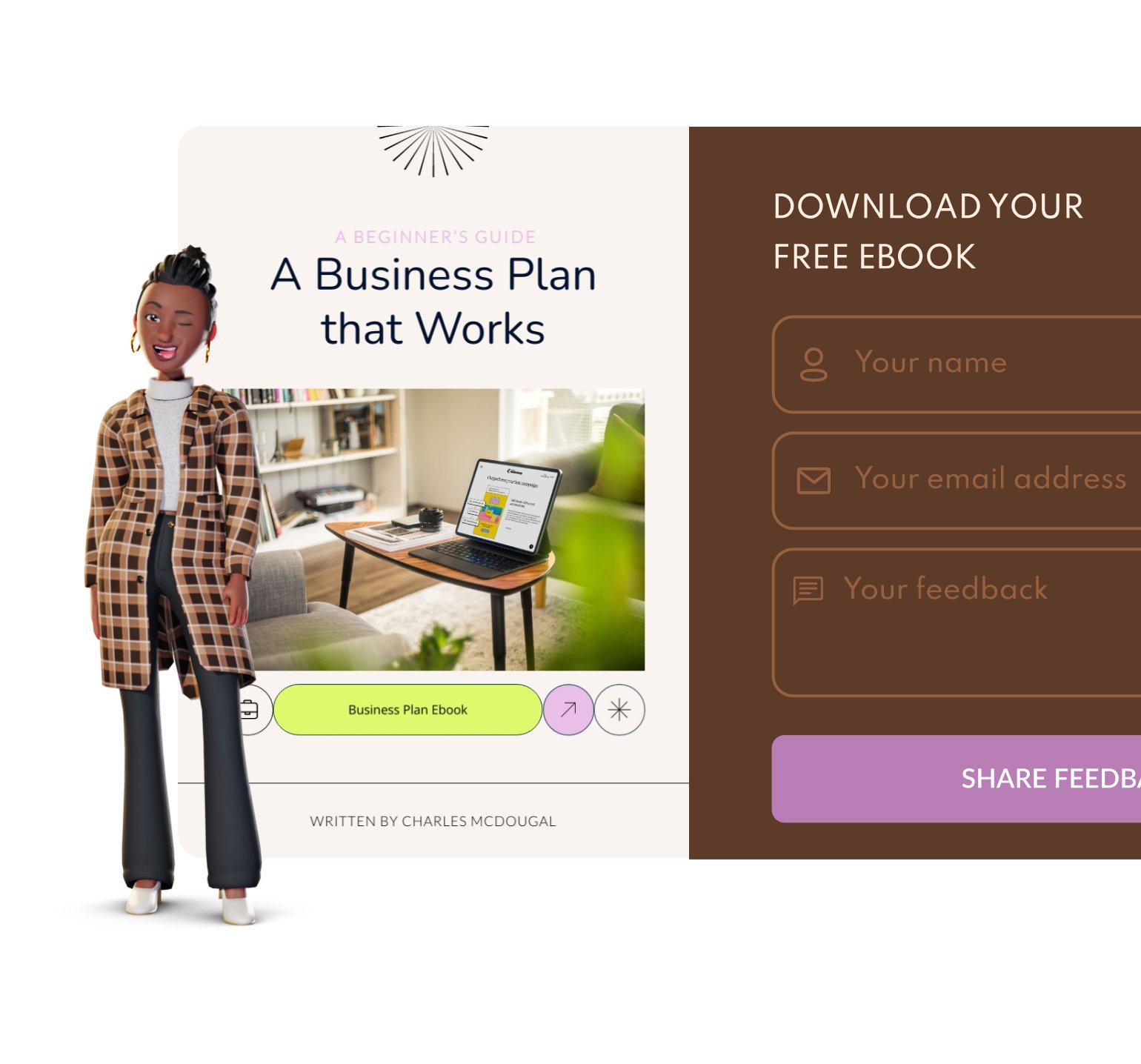 Recopila feedbacks en tu sitio web usando los formularios de Visme