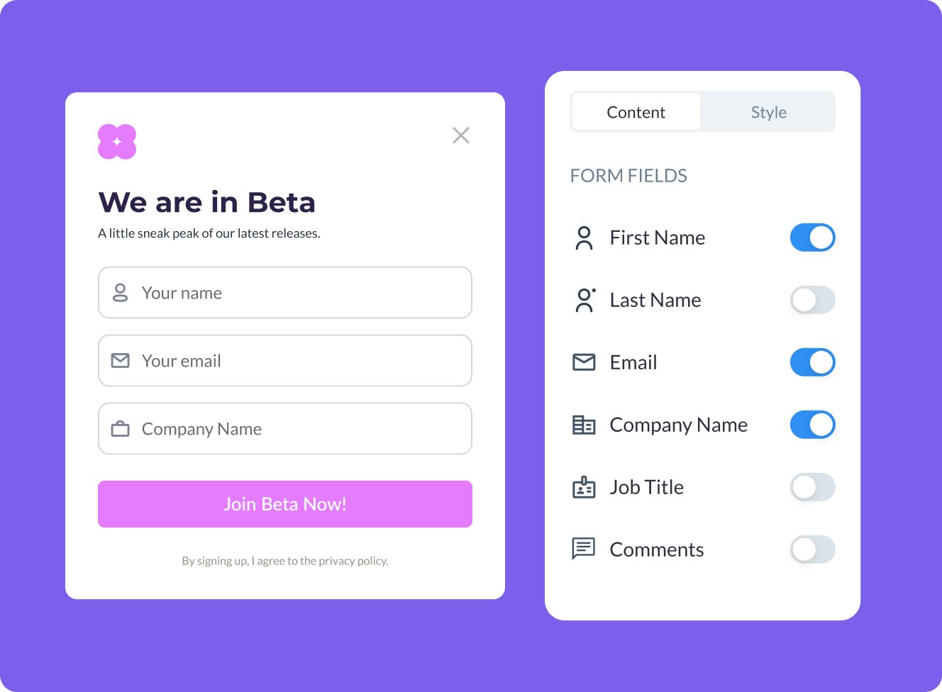 Create Your Registration Form