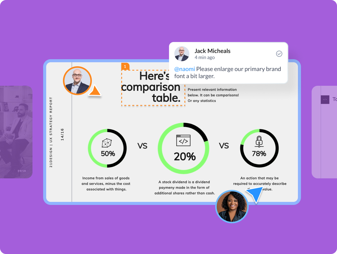 Collaborate in real-time