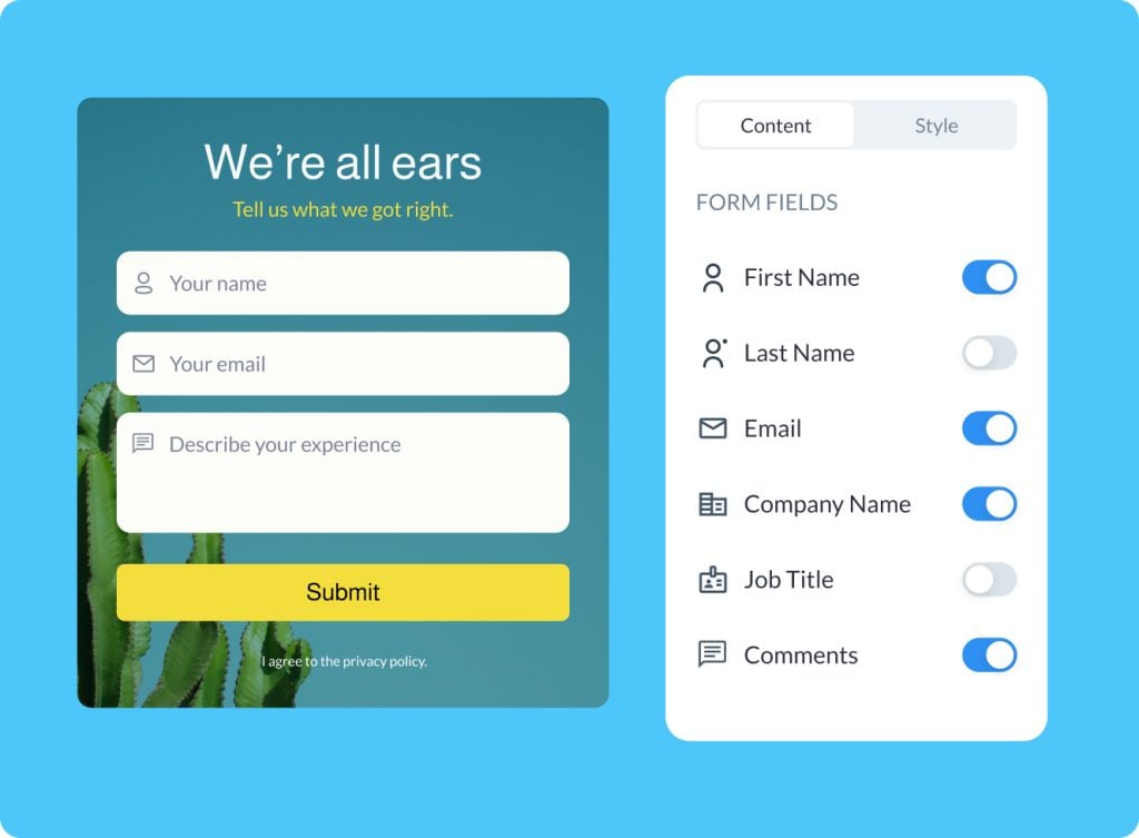 Online Form Builder - Design Beautiful Forms | Visme