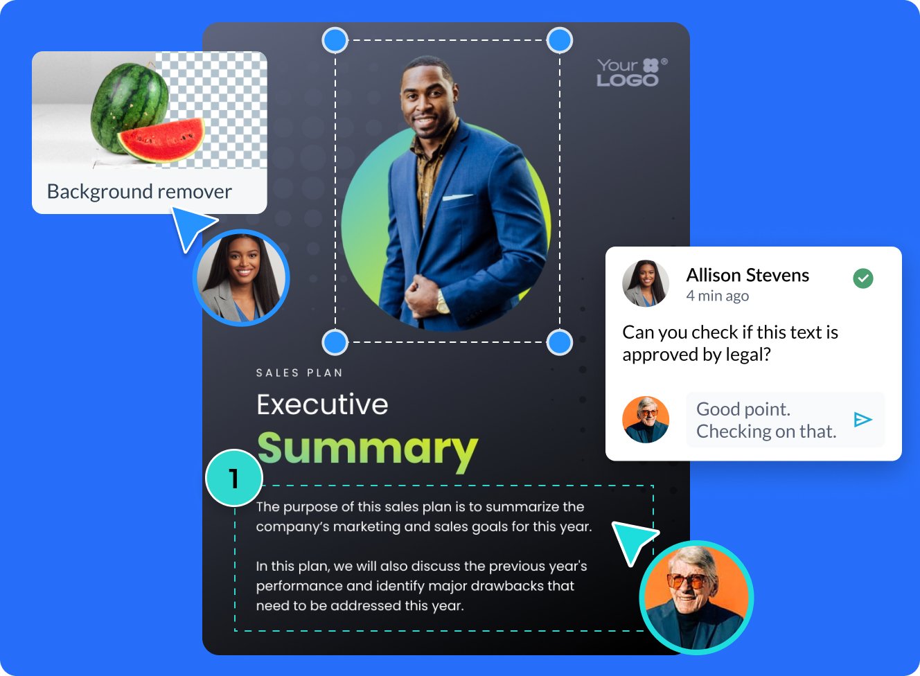 Customize every part of your business plan