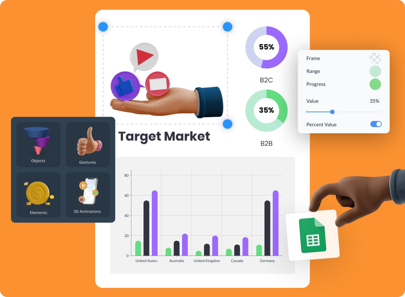Distinguish your business plans with interactivity and data visualization