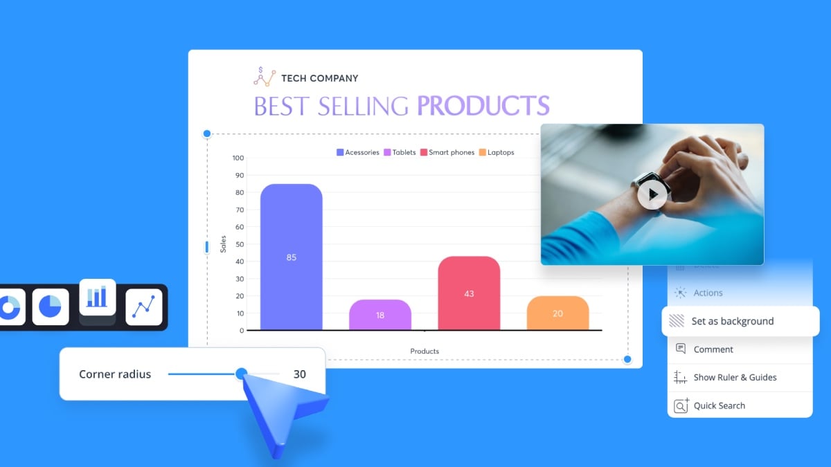 AI-powered template search, rounded corners in graphs and more