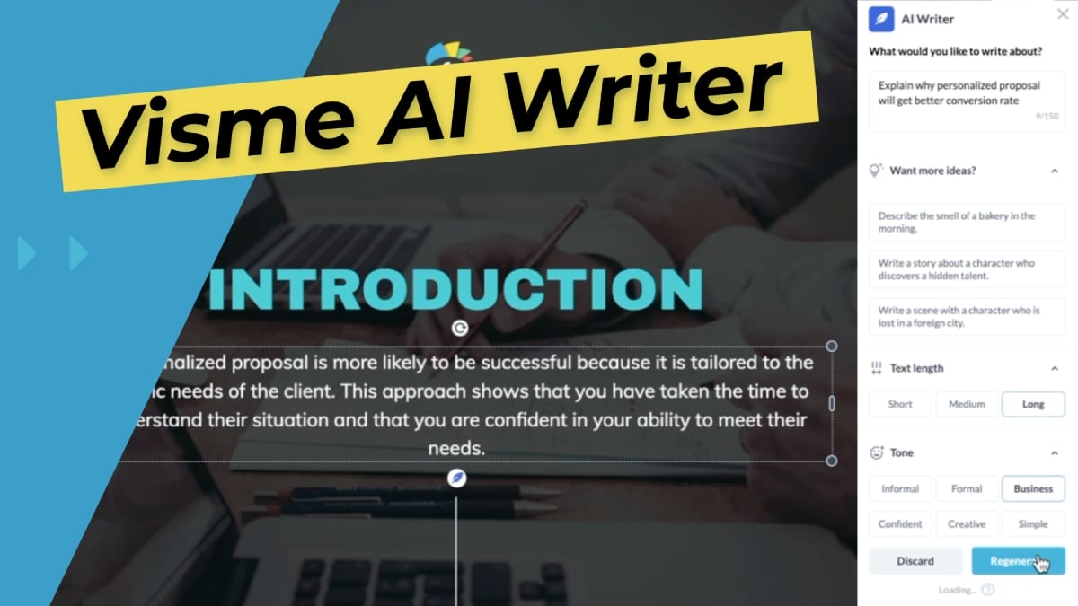 Visme AI Writer