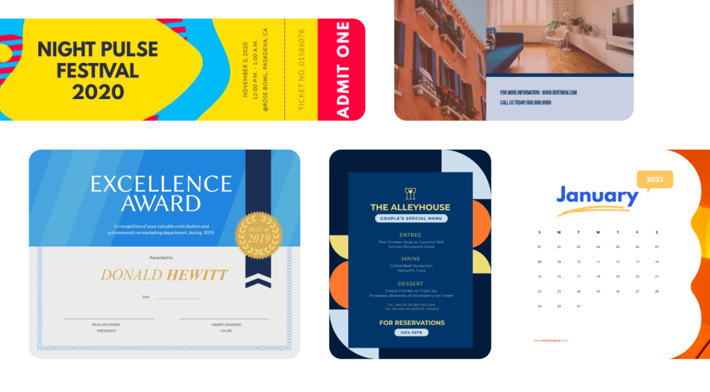 Générez des documents d'impression