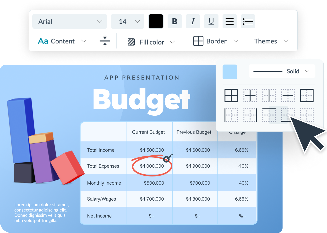 Adaptez votre budget