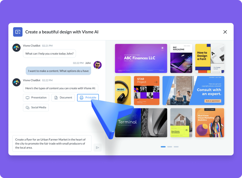 Free AI Flyer Maker | Visme