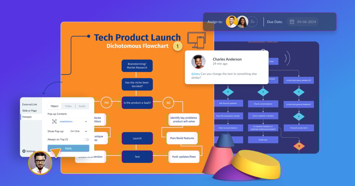 clean minimalist flowchart showing data optimization process with orange highlight