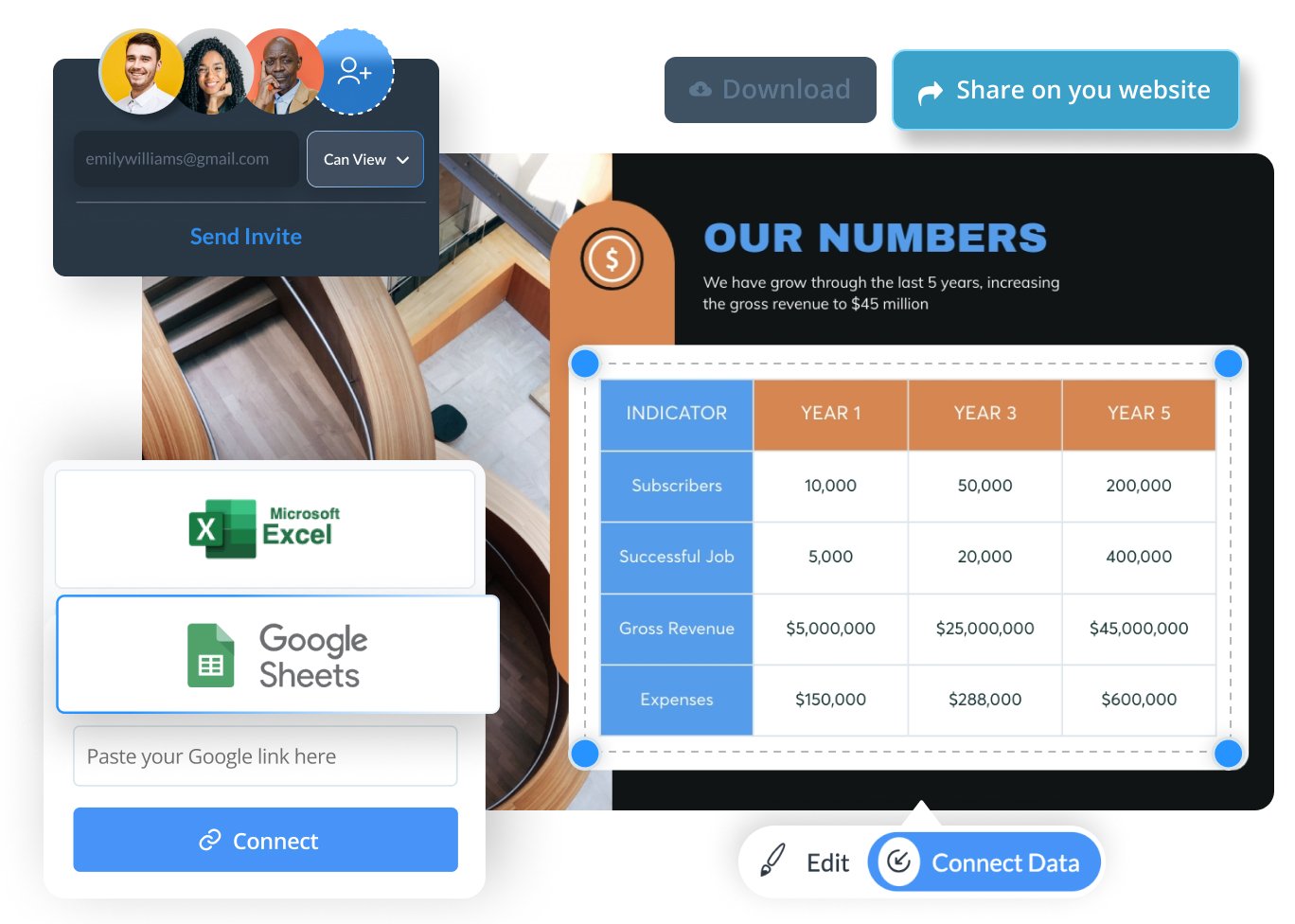 Simplify data import, export & sharing